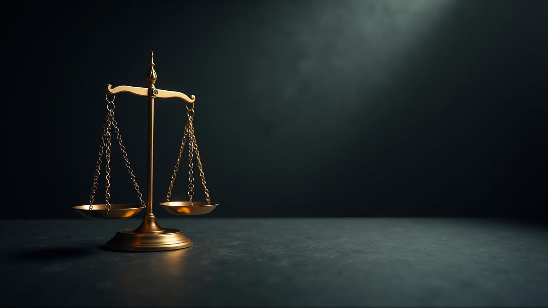 Justice scales background